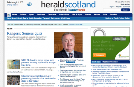 Despite Sunday Herald sales success, Newsquest cutting ten jobs on Glasgow titles